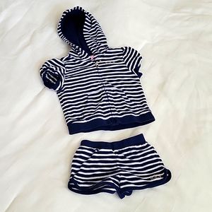 Juicy Couture Beach cover up set 3t